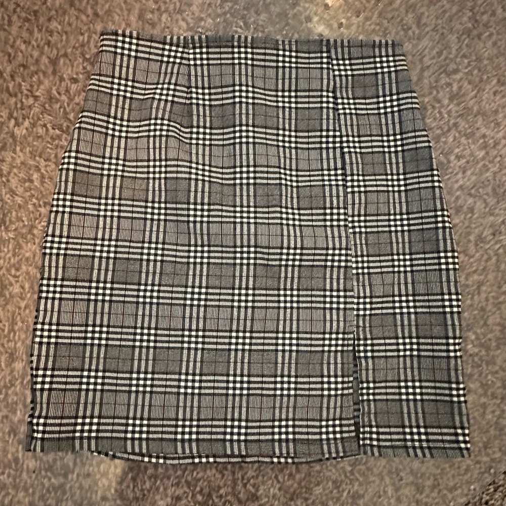 Plaid Mini Skirt